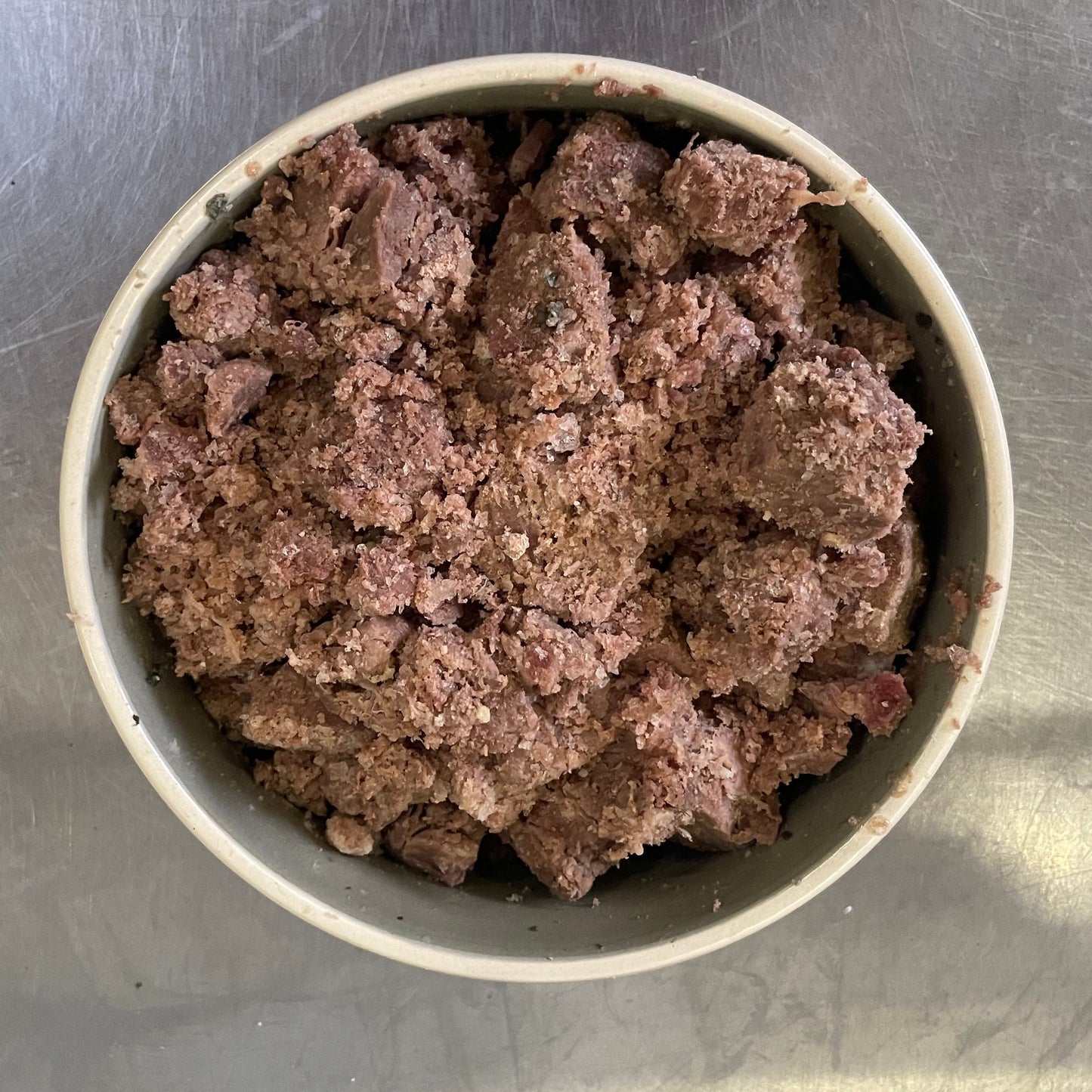 Pferdefleisch, gekocht und gewürfelt 500 g