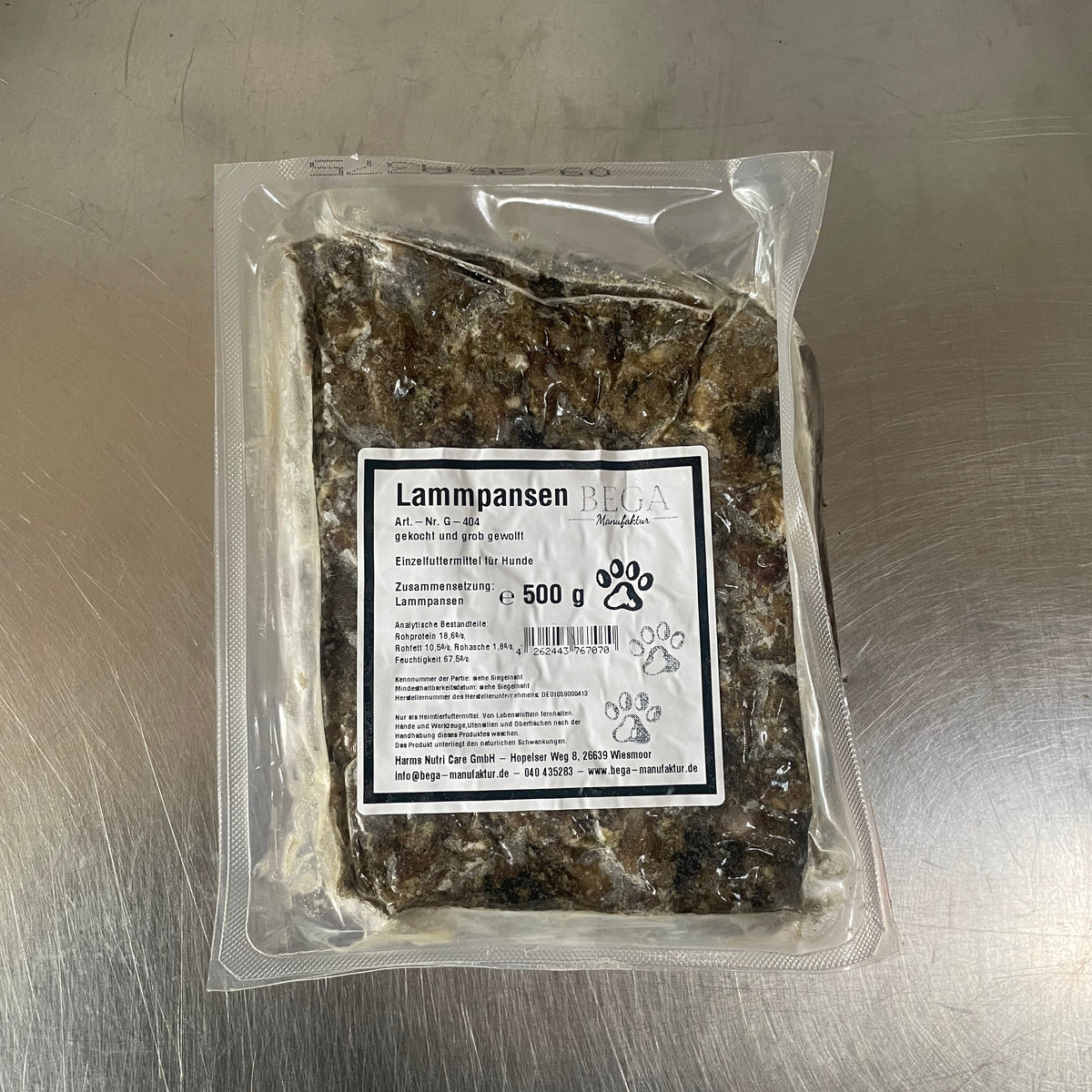 Brühbarf - Lammpansen 500 g
