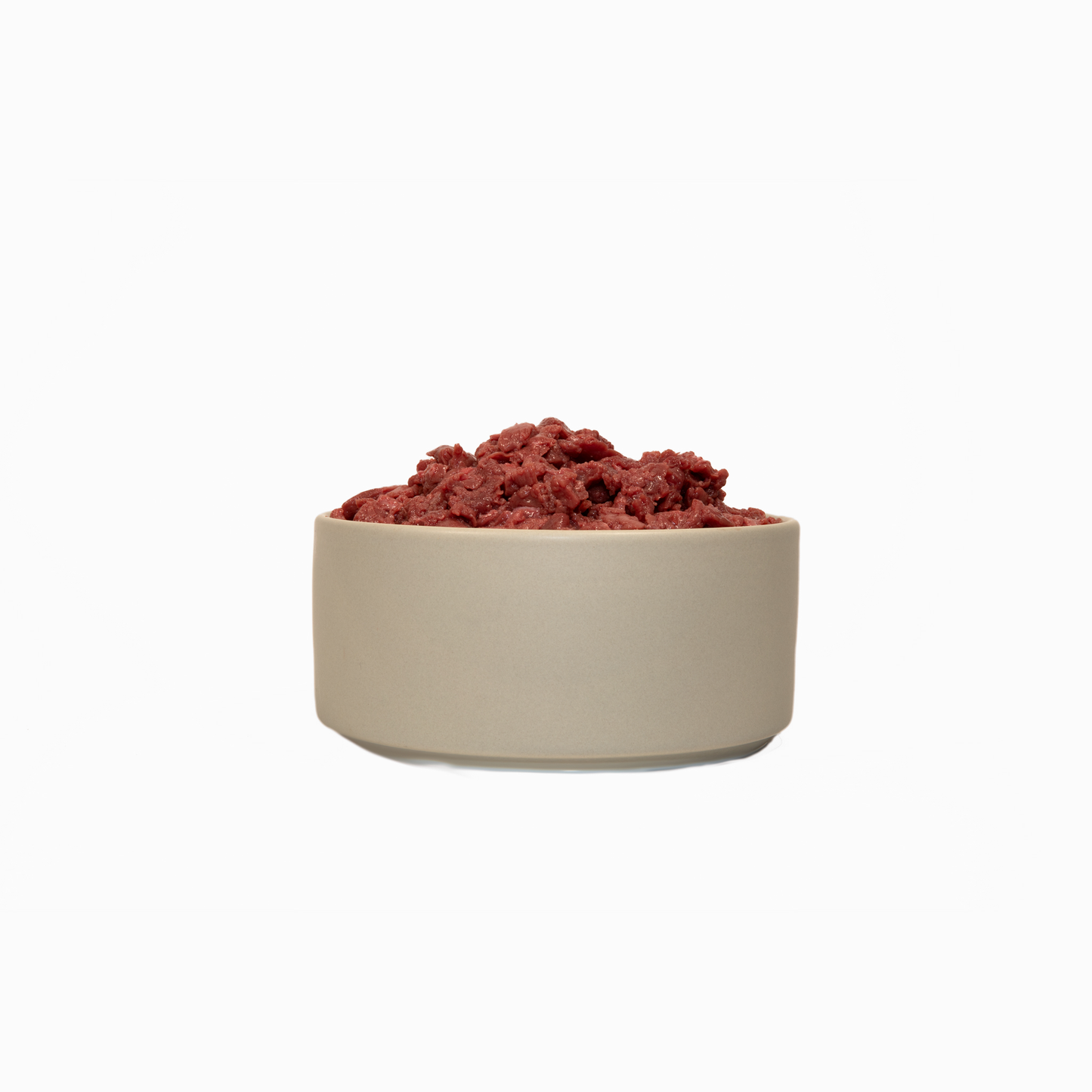 Rinderherz, roh und gewolft