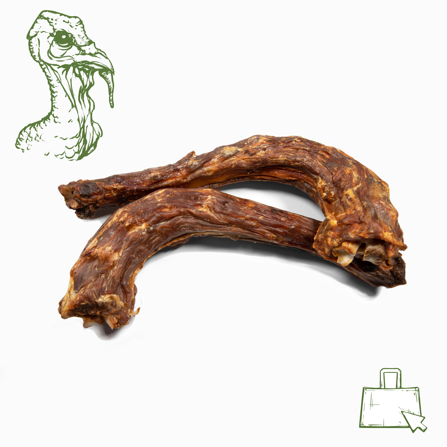 Putenhälse (1 Stk., 500 g, 1 kg)