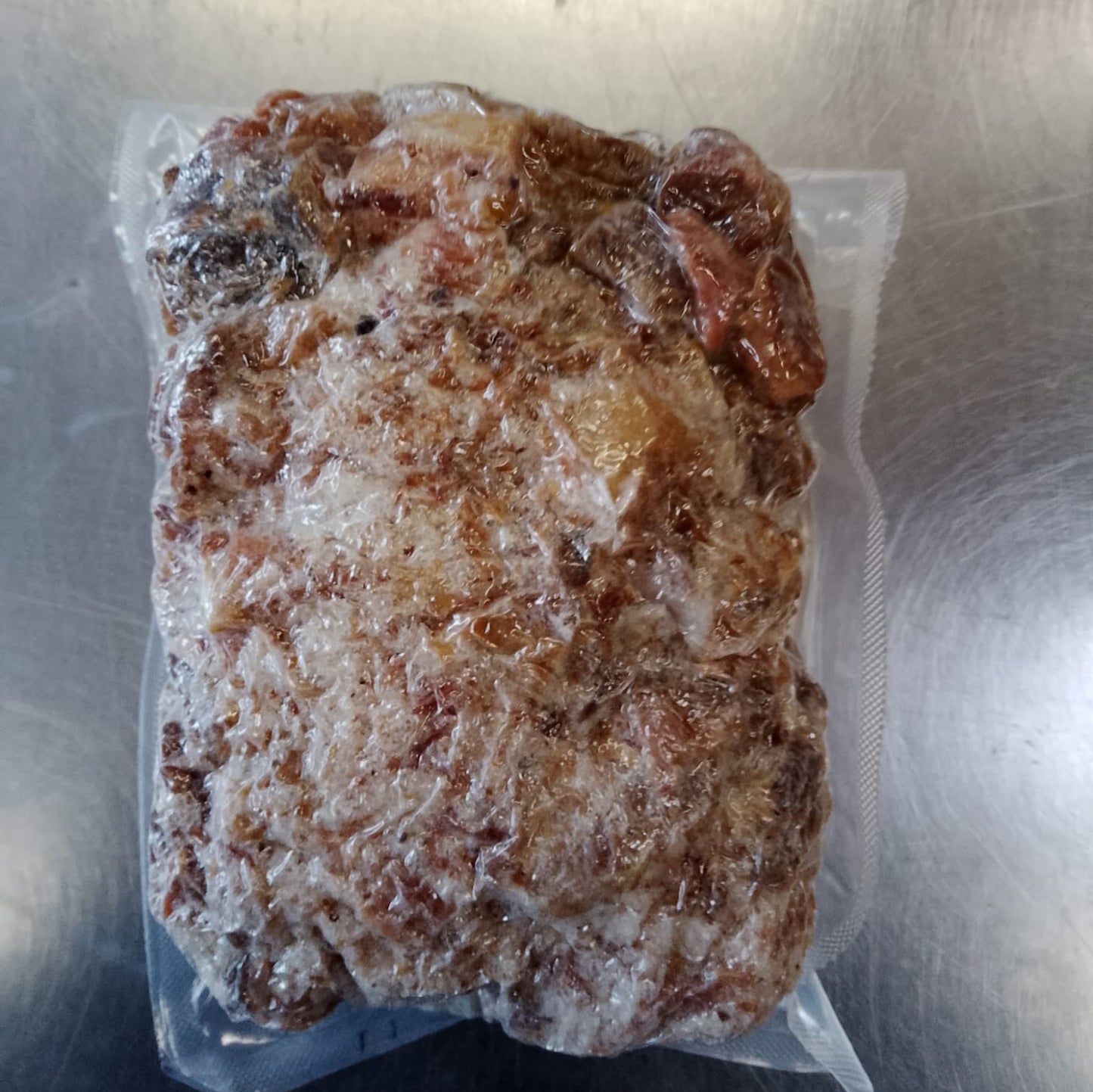 Wildfleisch gekocht und gewürfelt