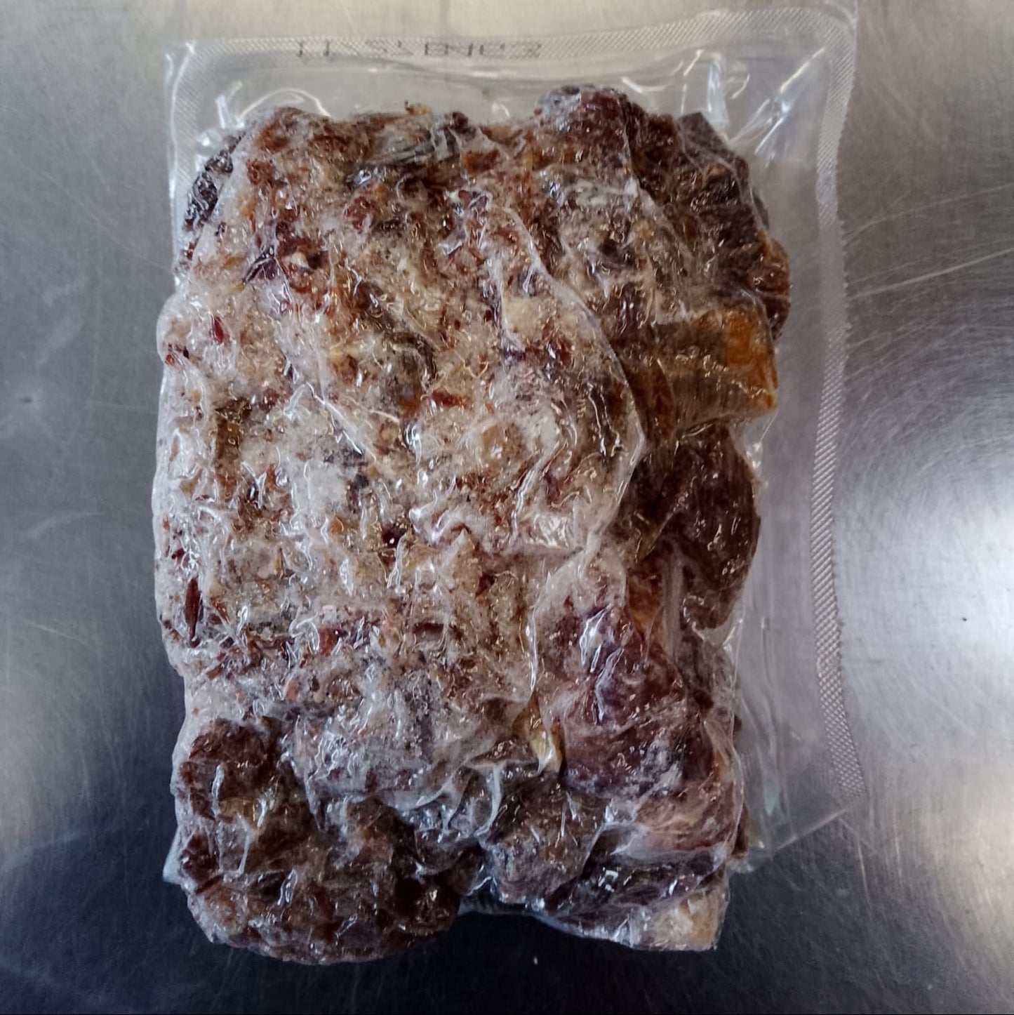 Schweinefleisch gekocht und gewürfelt