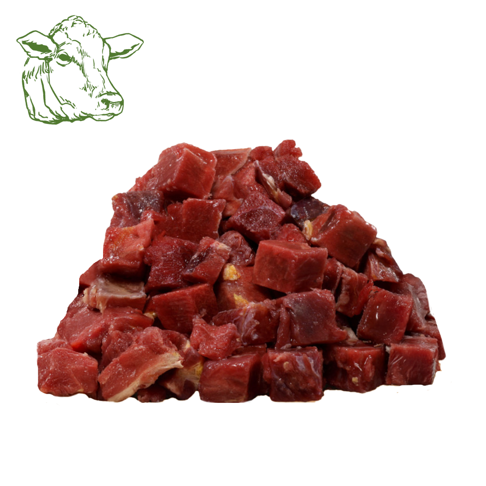 Rindfleisch Würfel, roh (1KG, 2KG)