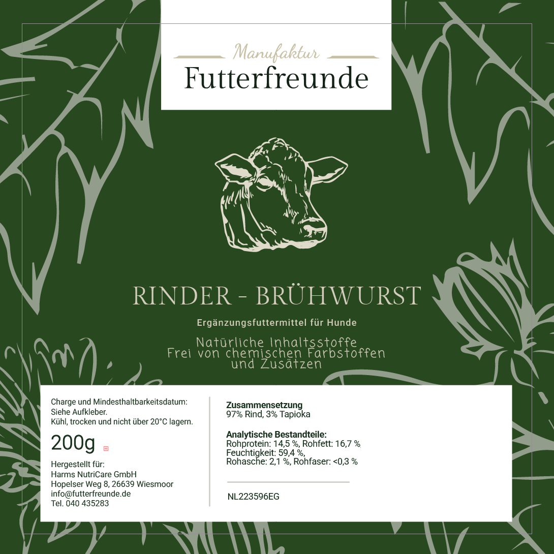 Fleischwurst Rind (200 g, 400 g, 800 g)