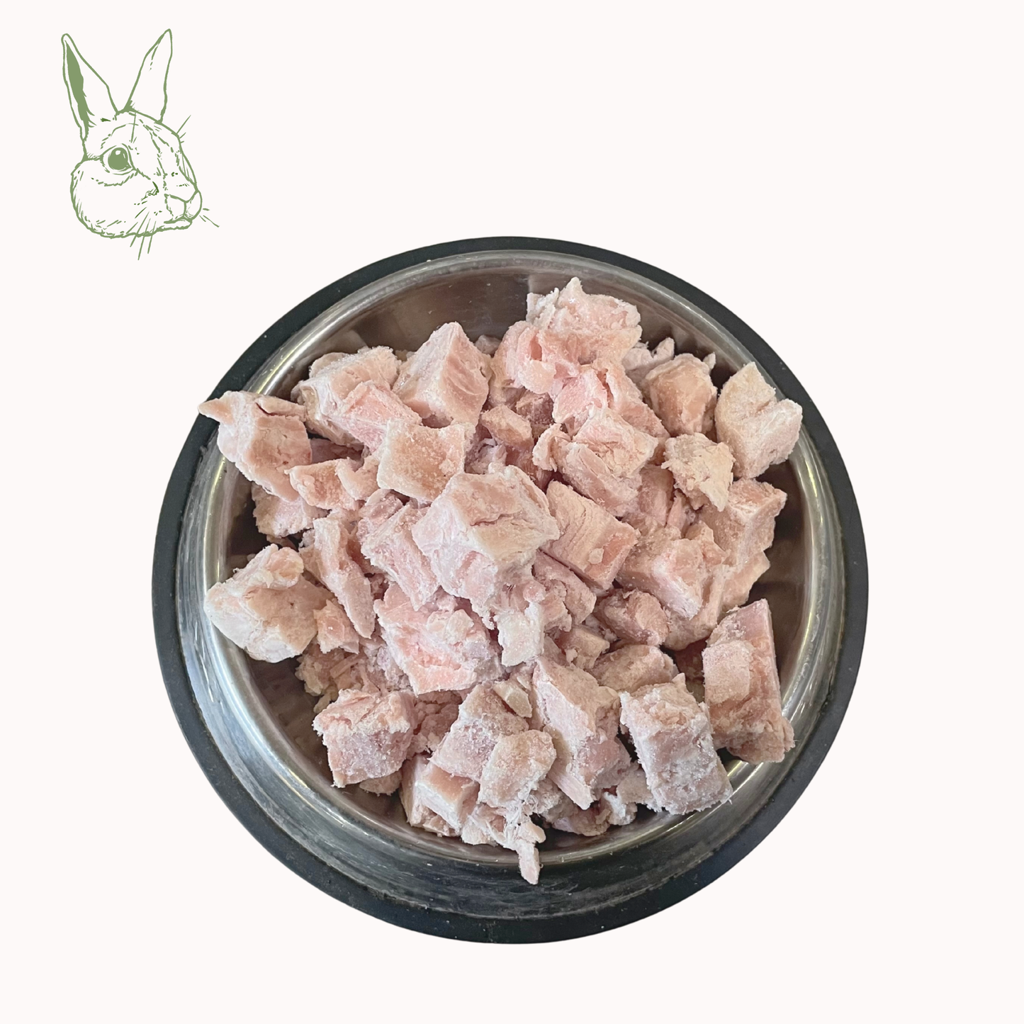 Kaninchenmuskelfleisch Würfel, roh 1 kg