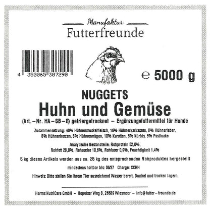Stockbarf: Huhn& Gemüse