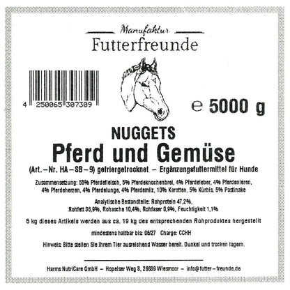 Stockbarf: Pferd& Gemüse