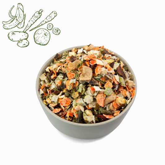 Gemüseflocke mit Obst (1 kg, 10kg)