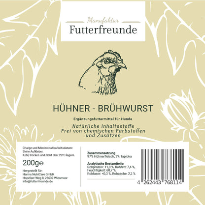 Brühwürste in verschiedenen Sorten und Größen