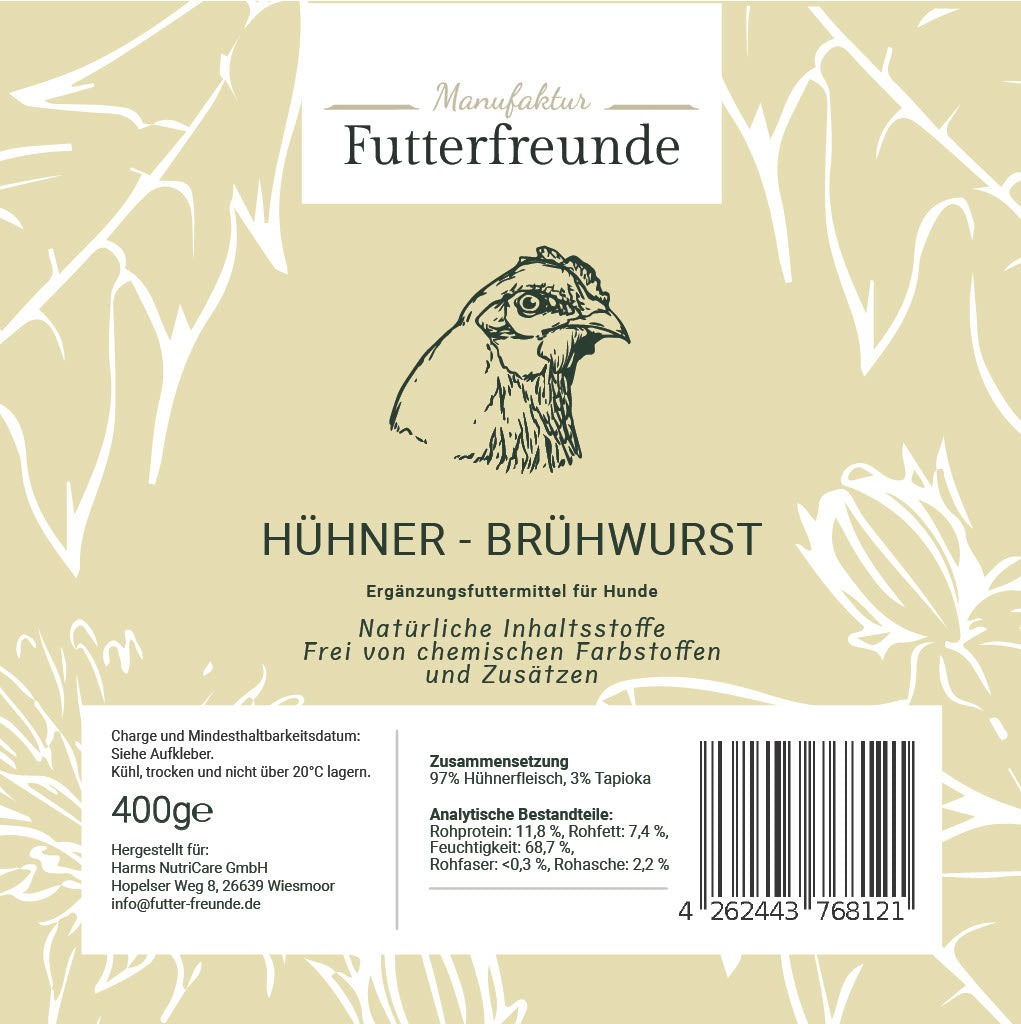 Brühwürste in verschiedenen Sorten und Größen