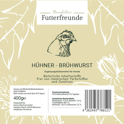 Brühwürste in verschiedenen Sorten und Größen