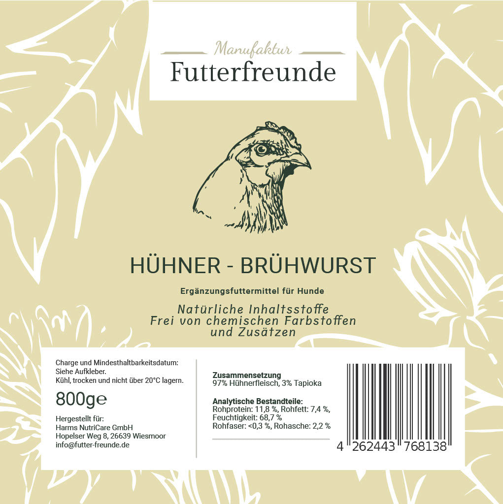 Brühwürste in verschiedenen Sorten und Größen