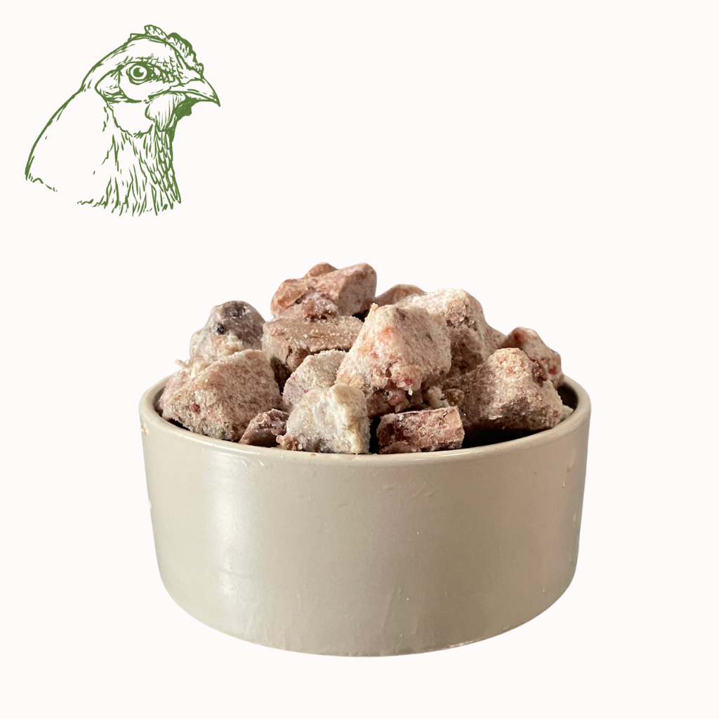 Hühnerinnereien Mix Würfel, roh (1KG, 2KG)