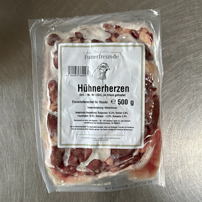 Hühnerherzen, im Ganzen roh 500 g