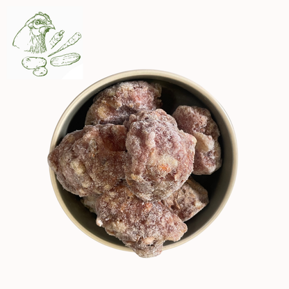 BARF-Nuggets Huhn & Gemüse, gewolft und portioniert 1,5 kg