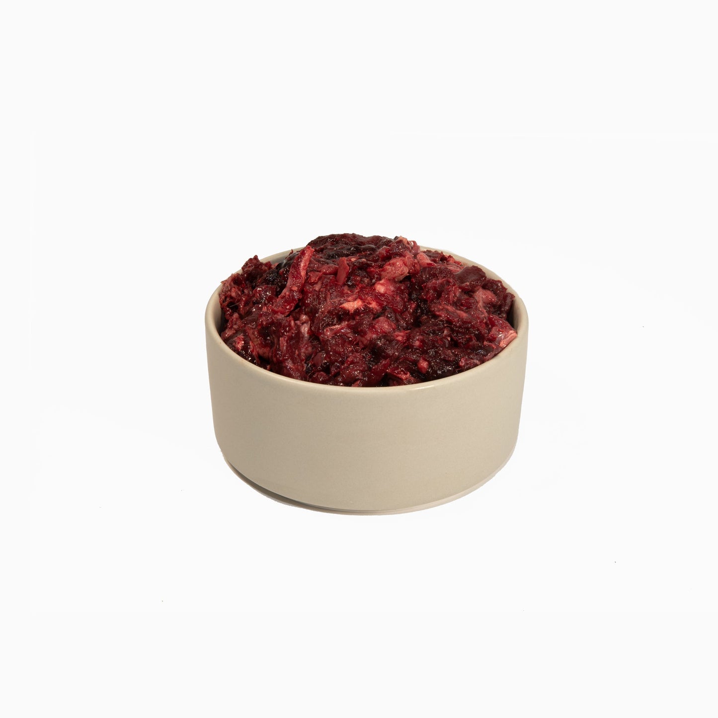 Wildfleisch, roh und gewolft