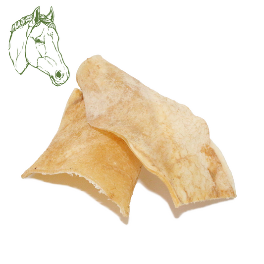 Pferdehautplatte (1 Stück, 500g und 1kg)