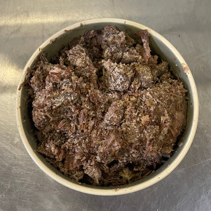 Straußenfleisch, gekocht und gewürfelt 500 g