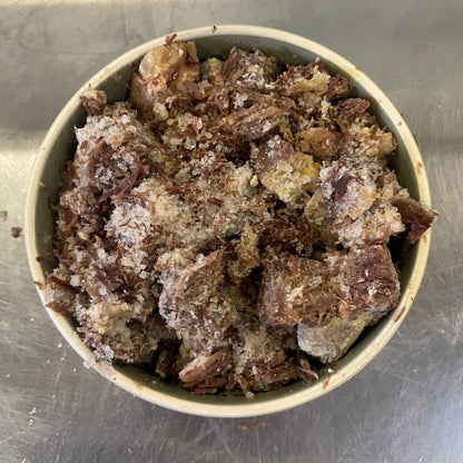 Rindfleisch, gekocht und gewürfelt 500 g