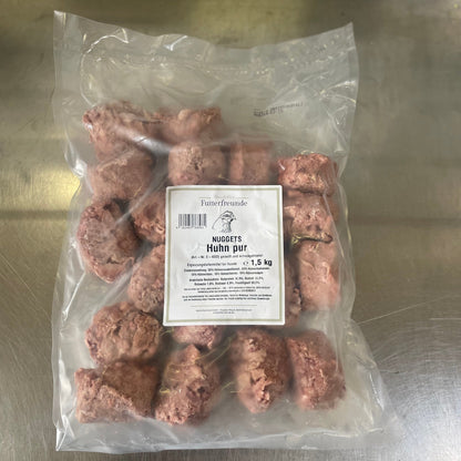 BARF-Nuggets Huhn, gewolft und portioniert 1,5 kg