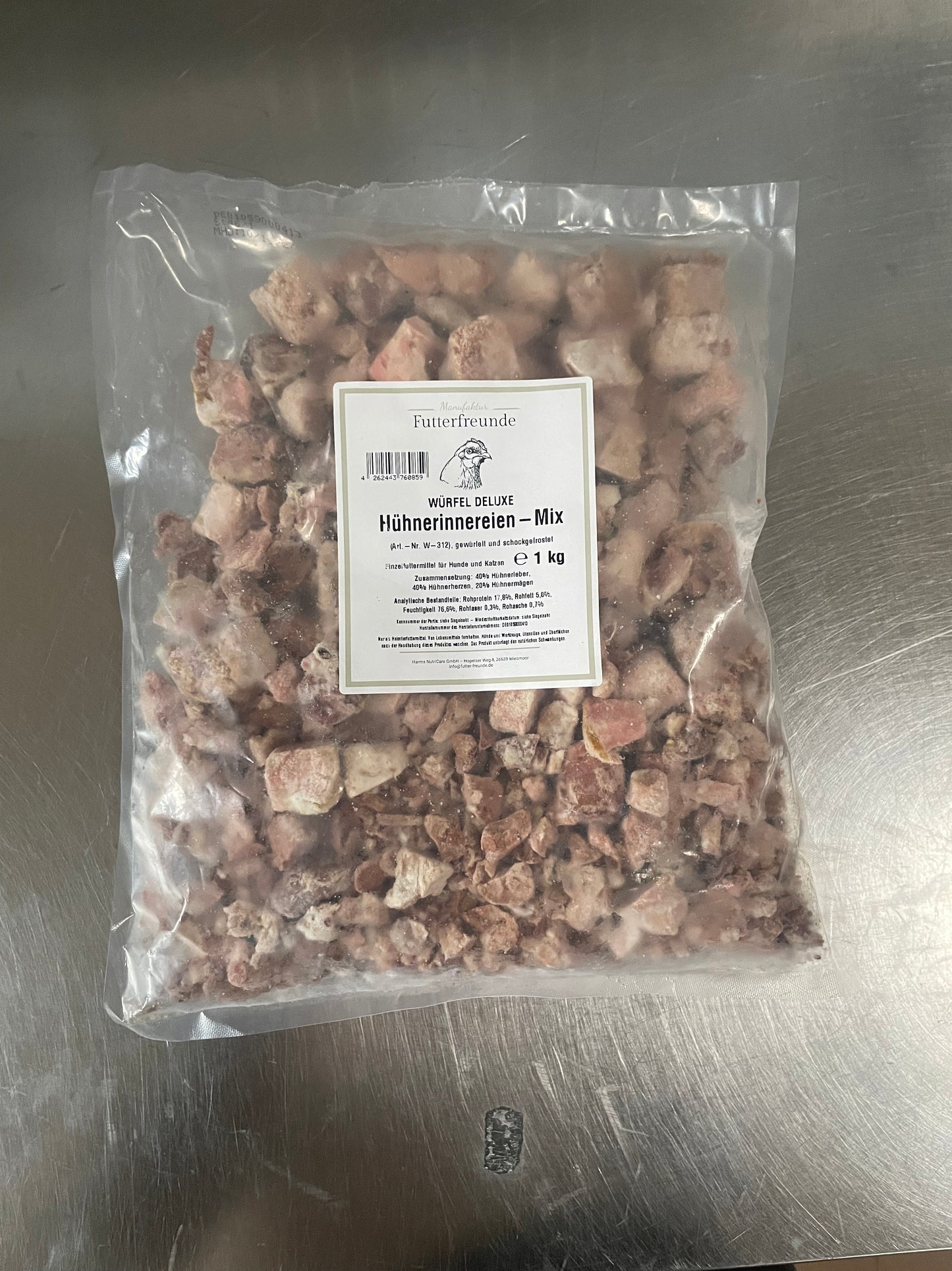 Hühnerinnereien Mix Würfel, roh (1KG, 2KG)