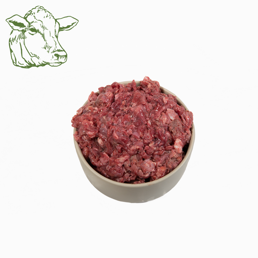 Rinder-Mischfutter, roh und gewolft
