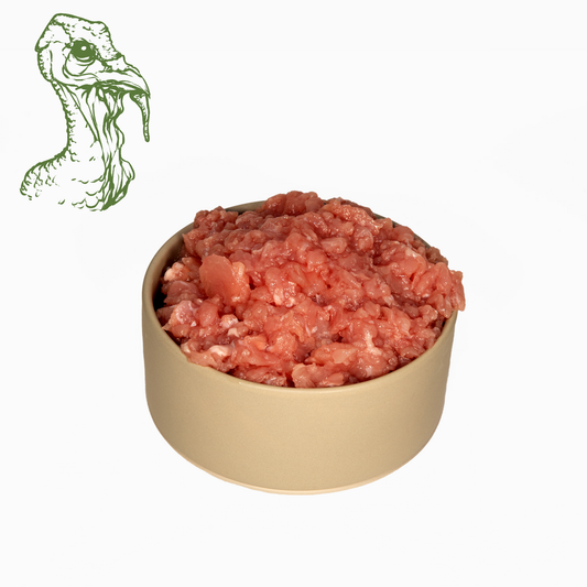 Putenfleisch, roh und gewolft 500 g