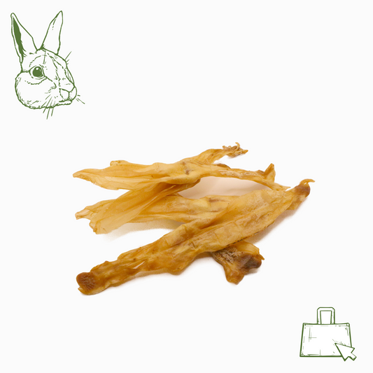 Kaninchenohren ohne Fell (1 Stk., 250 g, 500 g, 1 kg)