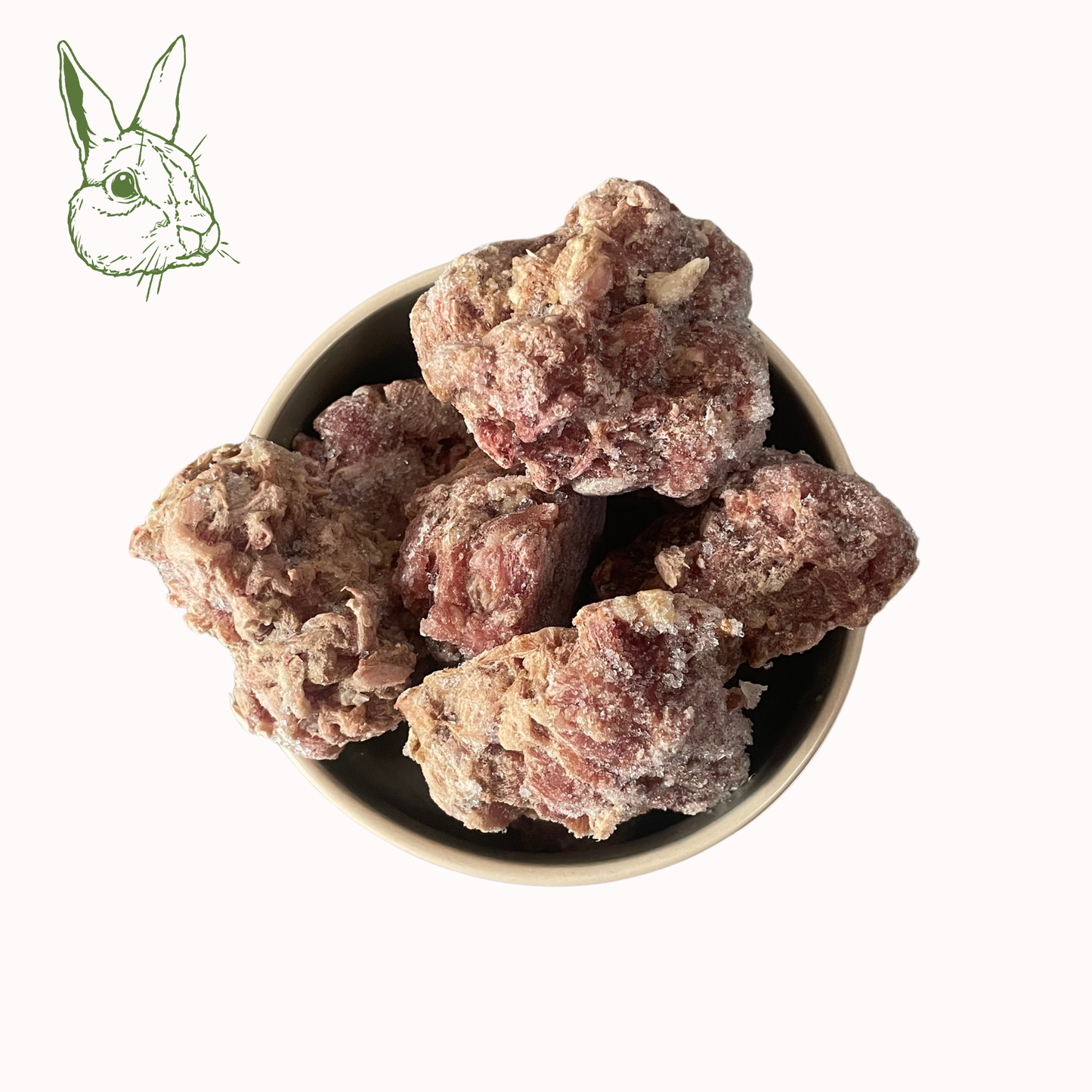 BARF-Nuggets Kaninchen, gewolft und portioniert 1,5 kg