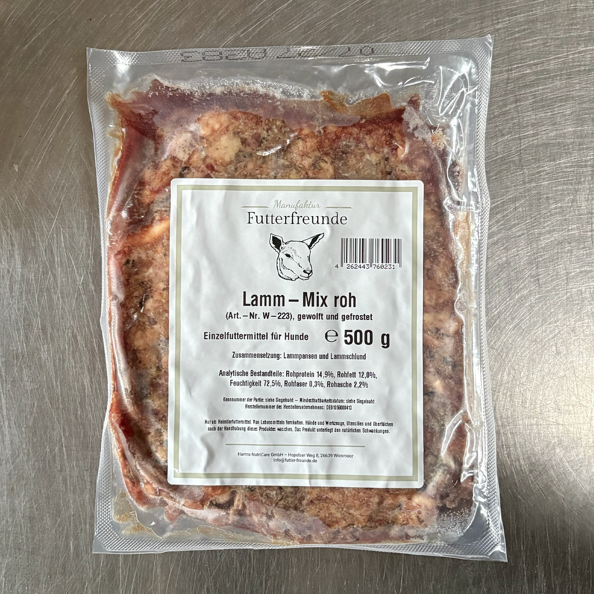 Lamm-Mix, roh und gewolft 500 g