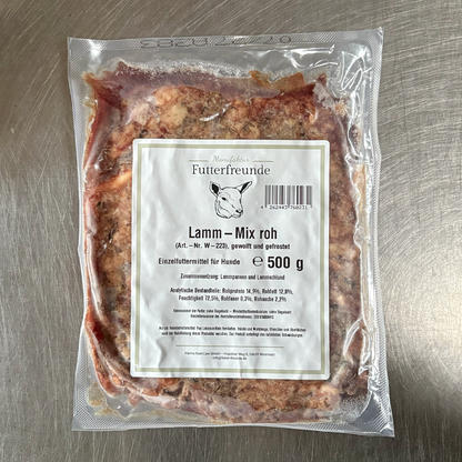 Lamm-Mix, roh und gewolft 500 g