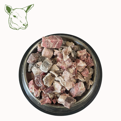 Lammmuskelfleisch Würfel, roh (1KG, 2KG)