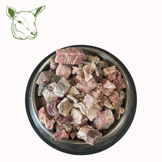 Lammmuskelfleisch Würfel, roh (1KG, 2KG)