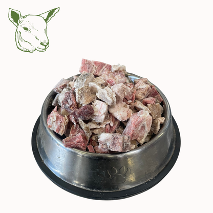 Lammmuskelfleisch Würfel, roh (1KG, 2KG)