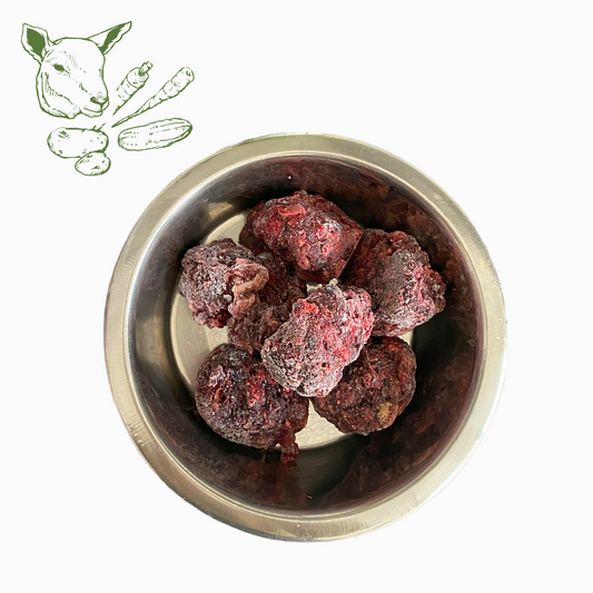 BARF-Nuggets Lamm & Gemüse, gewolft und portioniert 1,5 kg