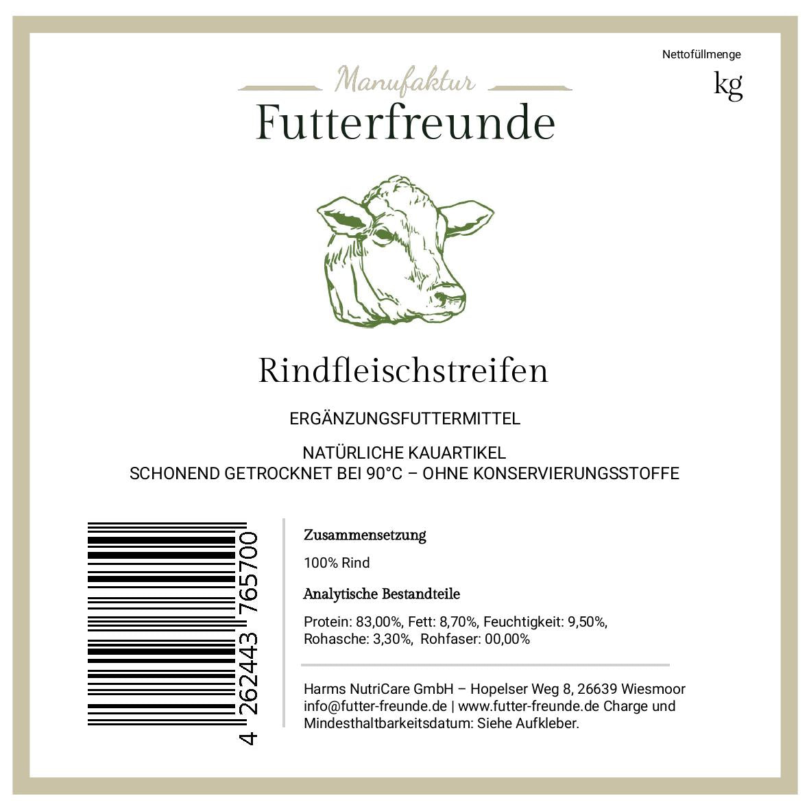 Fleischstreifen Rind