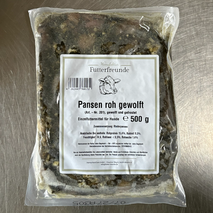 Rinderpansen, roh und gewolft