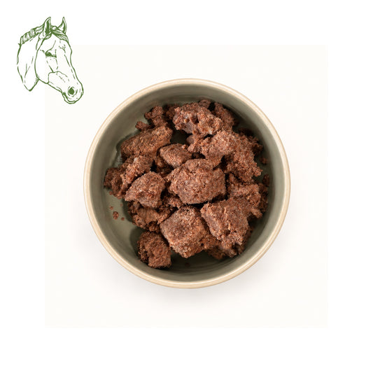 Pferdefleisch, gekocht und gewürfelt 500 g