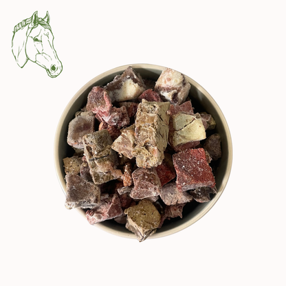 Pferdeinnereienmix Würfel, roh 1 kg