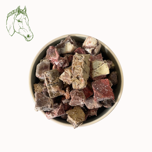 Pferdeinnereienmix Würfel, roh 1 kg