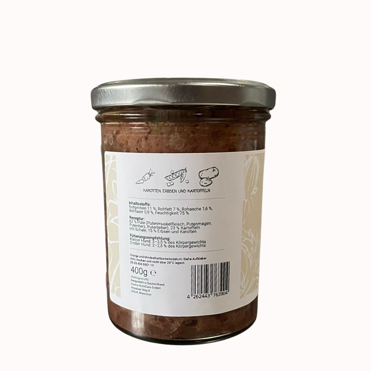 Geflügelfleisch Glas [Glas 400g]