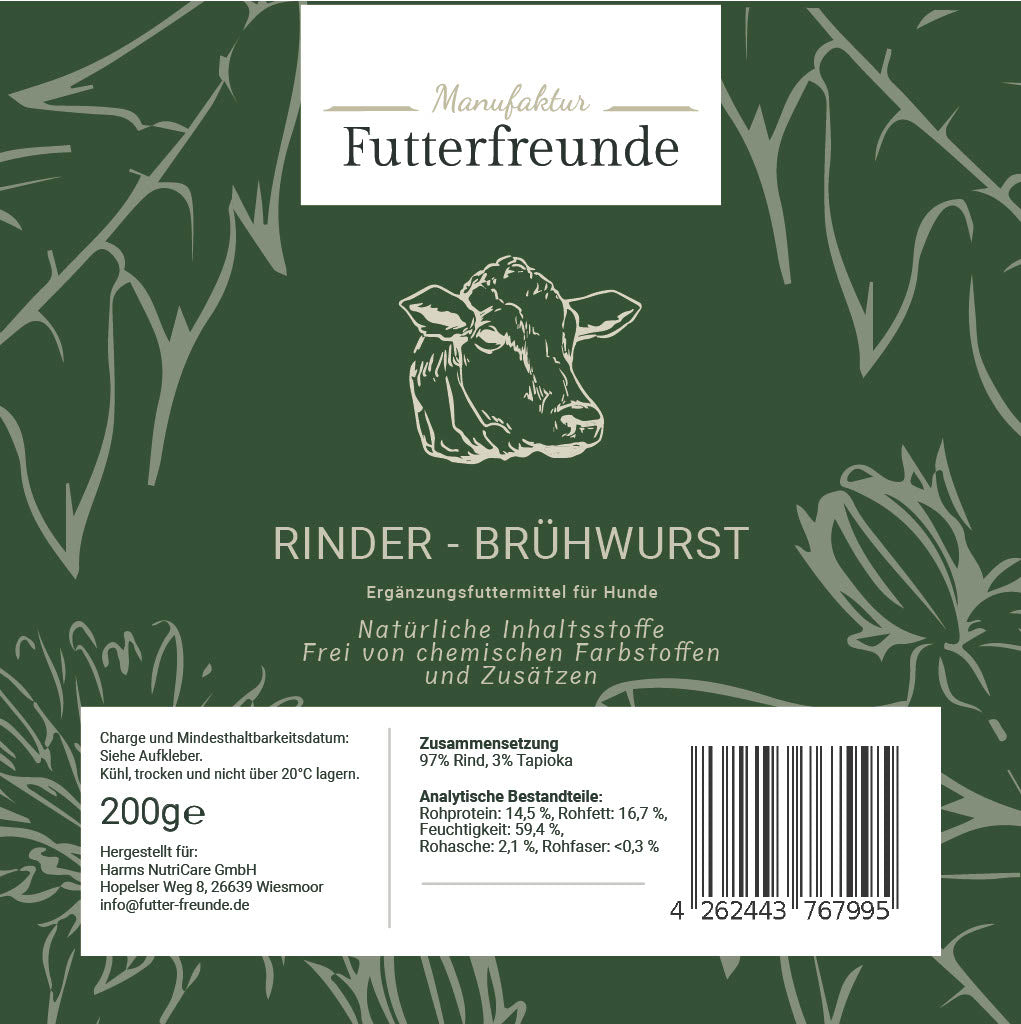 Brühwürste in verschiedenen Sorten und Größen