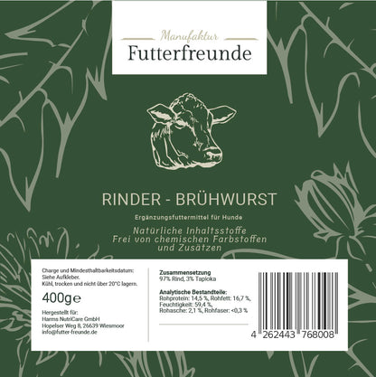 Brühwürste in verschiedenen Sorten und Größen