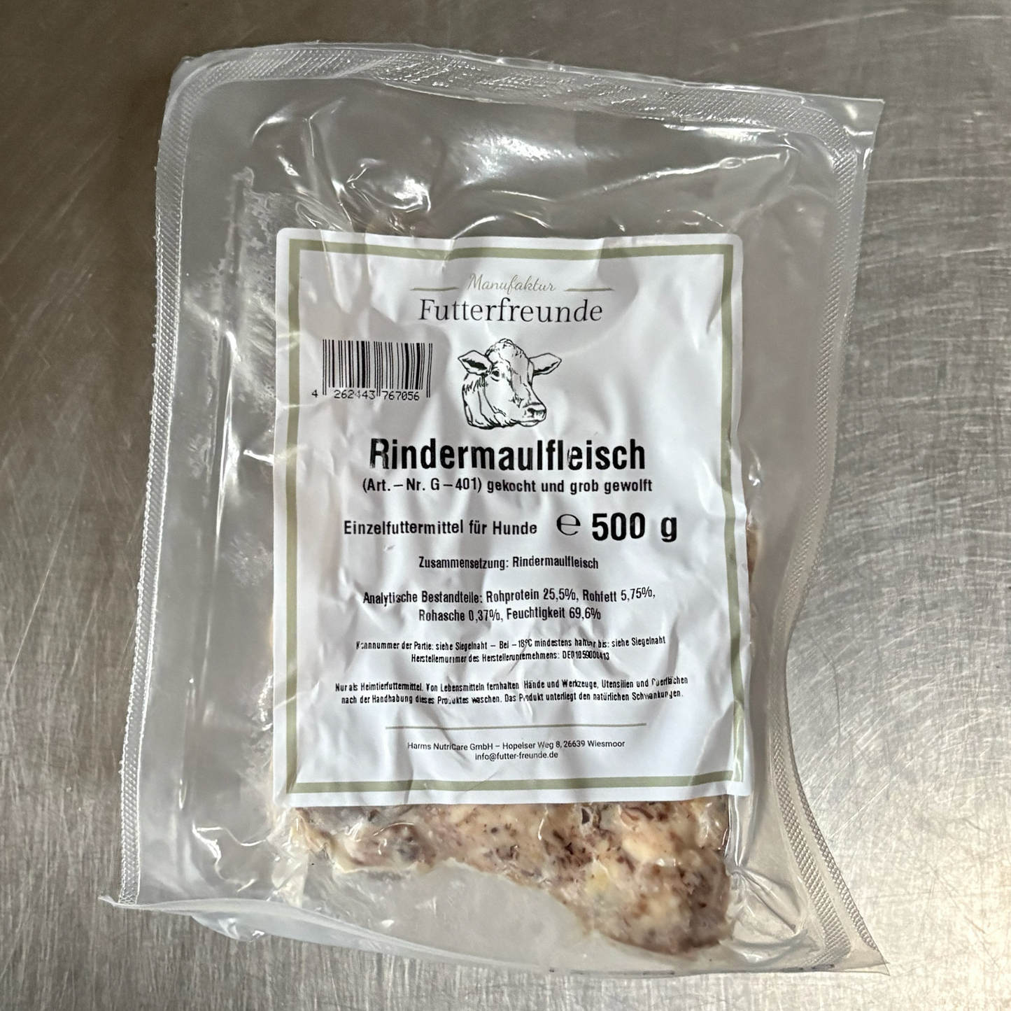 Maulfleisch gekocht, grob (500g)