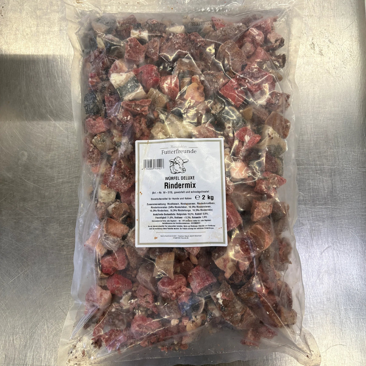 Rindermix Würfel, roh