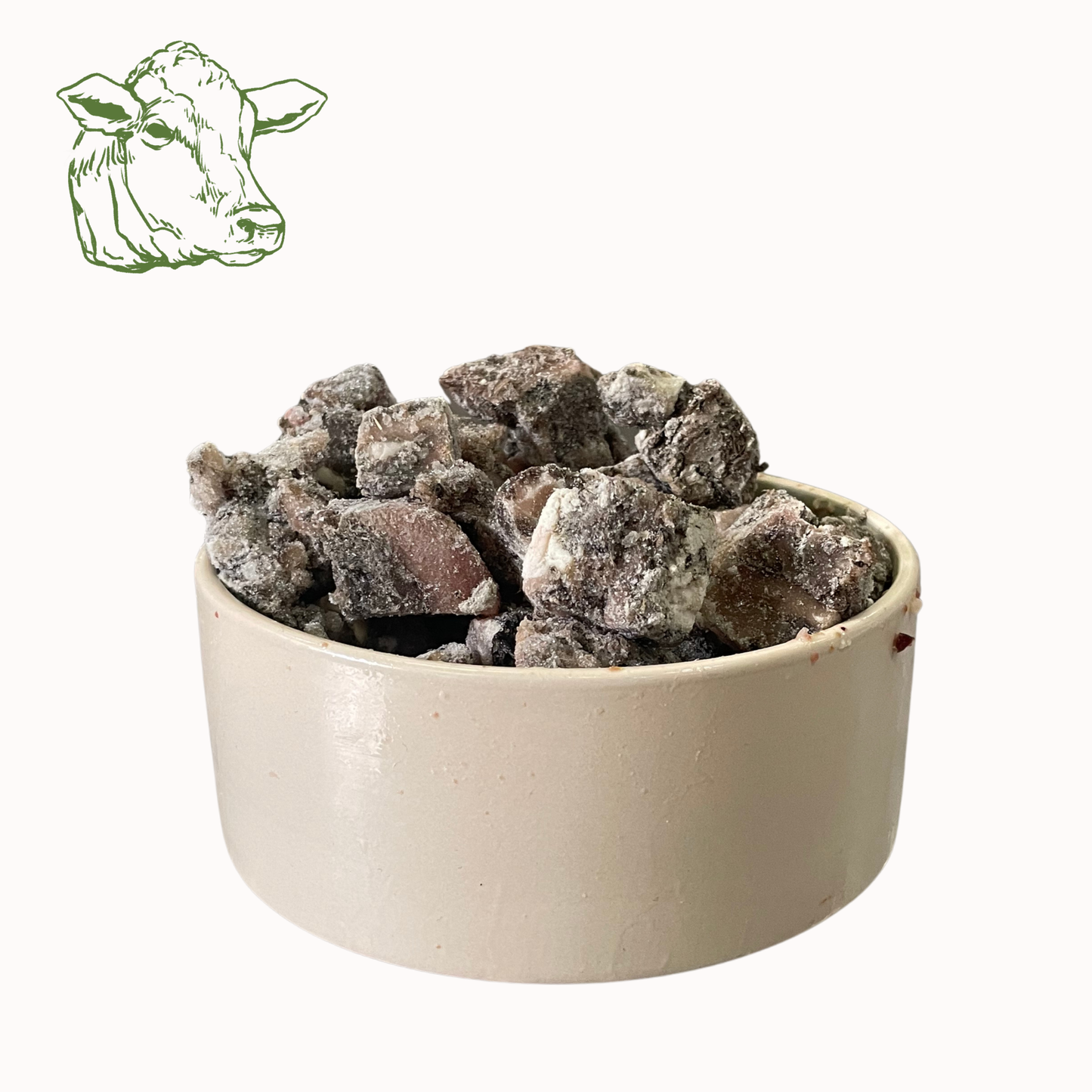 Rinderpansen Würfel, roh (1KG, 2KG)