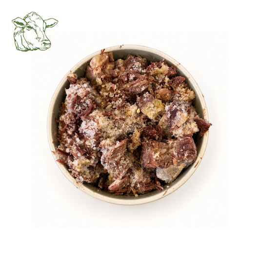 Rindfleisch, gekocht und gewürfelt 500 g