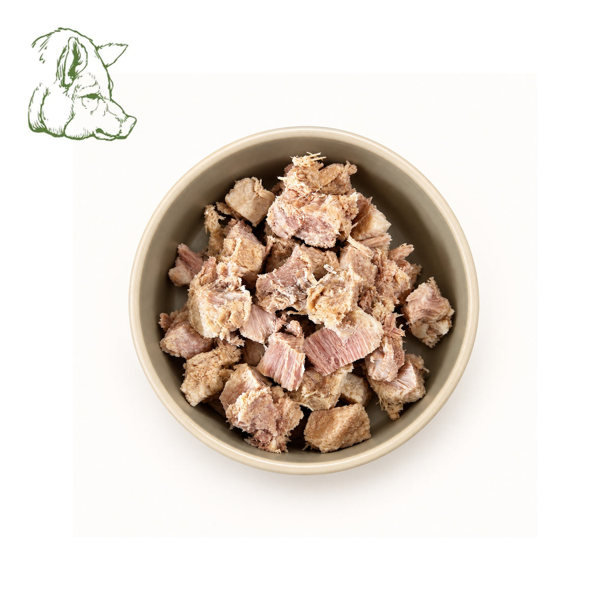 Schweinefleisch, gekocht und gewürfelt 500 g