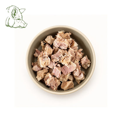 Schweinefleisch, gekocht und gewürfelt 500 g