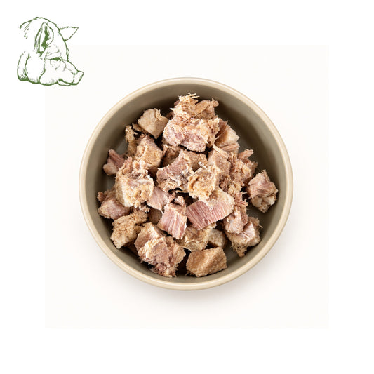 Schweinefleisch, gekocht und gewürfelt 500 g